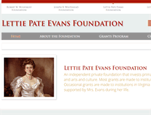 Tablet Screenshot of lpevans.org